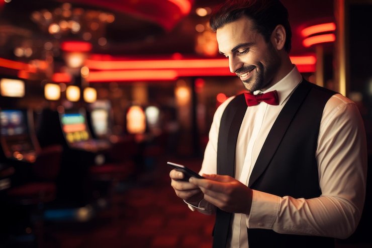 Tampilan meja roulette live di topbet dengan dealer dan pemain real-time
